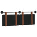 Cap de pat suspendat Pe perete Negru 130 x 55 x 5 cm PU antic - WALTI WALTI