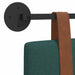 Cap de pat suspendat Verde închis 130 x 55 x 5 cm PU antic - WALTI WALTI