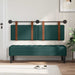 Cap de pat suspendat Verde închis 130 x 55 x 5 cm PU antic - WALTI WALTI