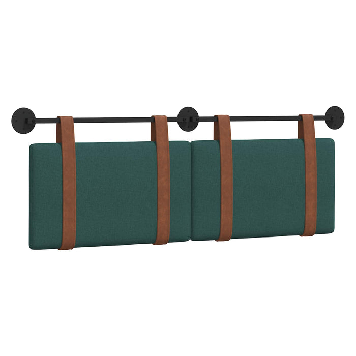 Cap de pat suspendat Verde închis 130 x 55 x 5 cm PU antic - WALTI WALTI