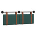 Cap de pat suspendat Verde închis 130 x 55 x 5 cm PU antic - WALTI WALTI