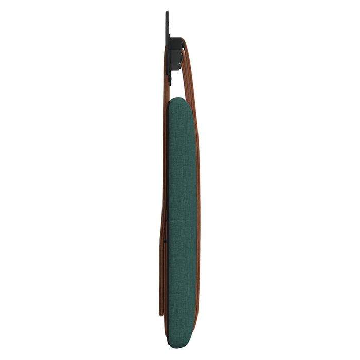 Cap de pat suspendat Verde închis 130 x 55 x 5 cm PU antic - WALTI WALTI