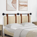 Cap de pat suspendat Pe perete Crem 130 x 55 x 5 cm PU antic - WALTI WALTI