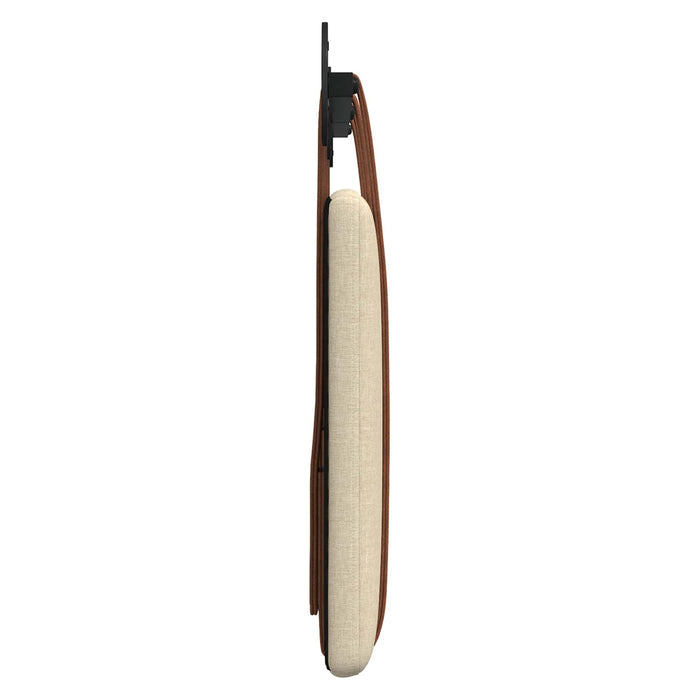 Cap de pat suspendat Pe perete Crem 130 x 55 x 5 cm PU antic - WALTI WALTI