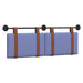 Cap de pat suspendat Albastru Jeans 130 x 55 x 5 cm PU antic - WALTI WALTI