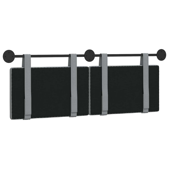 Cap de pat suspendat Gri deschis 150 x 55 x 5 cm țesătură - WALTI WALTI