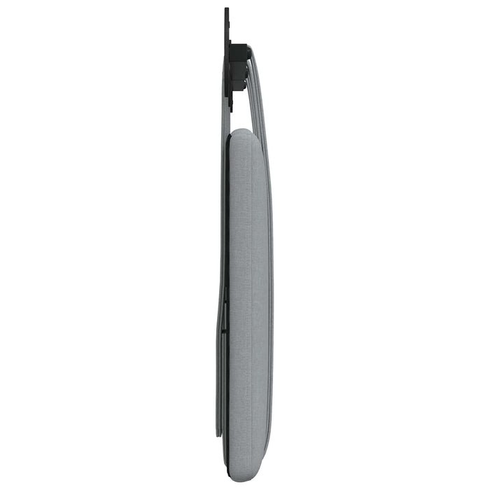 Cap de pat suspendat Gri deschis 150 x 55 x 5 cm țesătură - WALTI WALTI