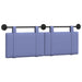 Cap de pat suspendat Albastru Jeans 150 x 55 x 5 cm țesătură - WALTI WALTI
