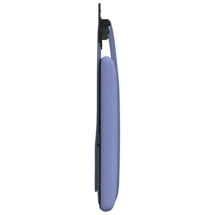 Cap de pat suspendat Albastru Jeans 150 x 55 x 5 cm țesătură - WALTI WALTI