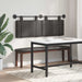 Cap de pat suspendat Pe perete Negru 150 x 55 x 5 cm PU antic - WALTI WALTI