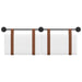 Cap de pat suspendat Pe perete Alb 150 x 55 x 5 cm PU antic - WALTI WALTI