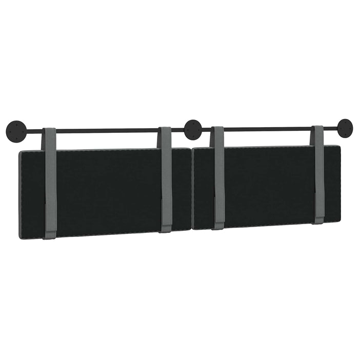 Cap de pat suspendat Simplu Gri închis 170 x 55 x 5 cm țesătură - WALTI WALTI