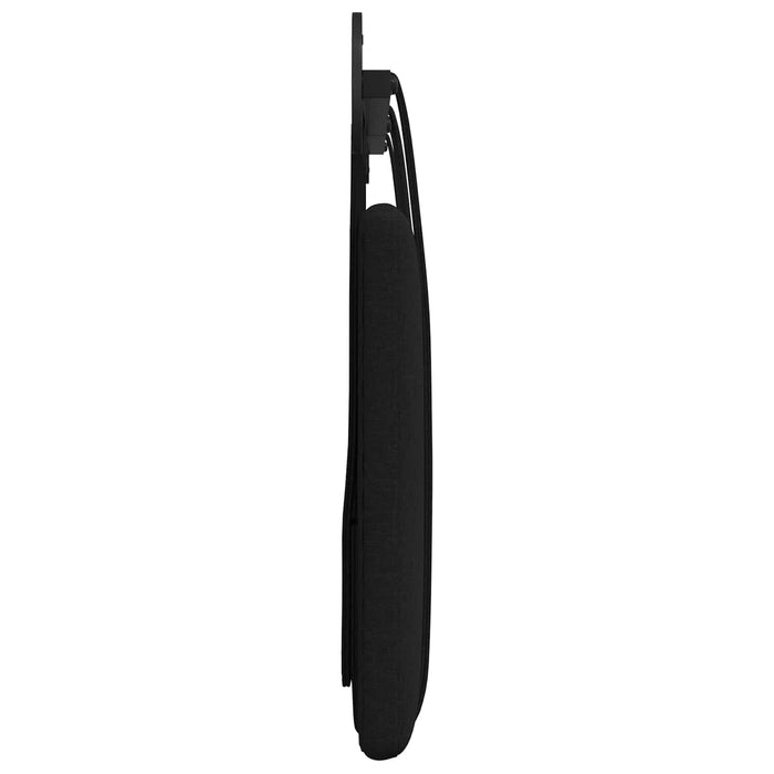 Cap de pat suspendat Pe perete Negru 170 x 55 x 5 cm țesătură - WALTI WALTI
