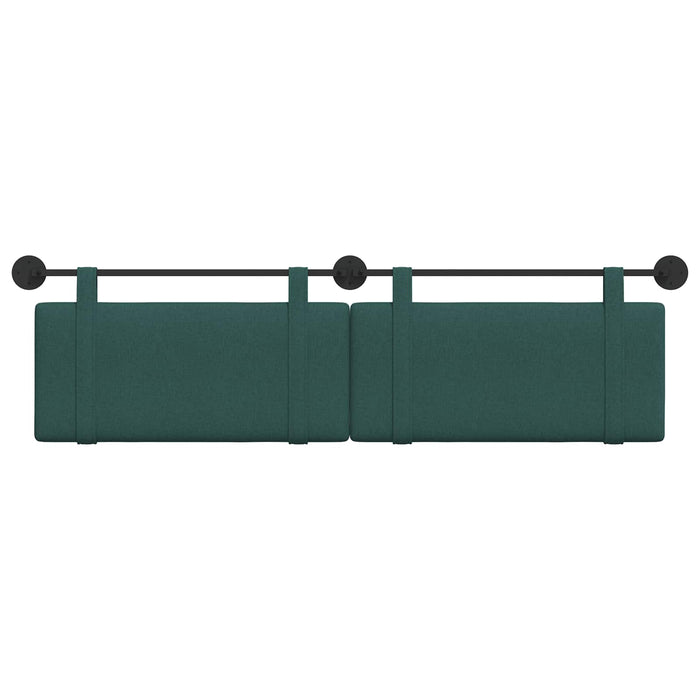 Cap de pat suspendat Verde închis 170 x 55 x 5 cm țesătură - WALTI WALTI