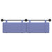 Cap de pat suspendat Albastru Jeans 170 x 55 x 5 cm țesătură - WALTI WALTI