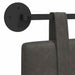 Cap de pat suspendat Pe perete Negru 170 x 55 x 5 cm PU antic - WALTI WALTI