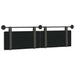 Cap de pat suspendat Pe perete Negru 170 x 55 x 5 cm PU antic - WALTI WALTI