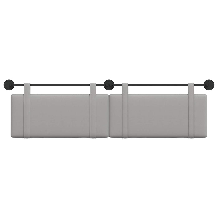 Cap de pat suspendat Simplu Gri nori 190 x 55 x 5 cm țesătură - WALTI WALTI