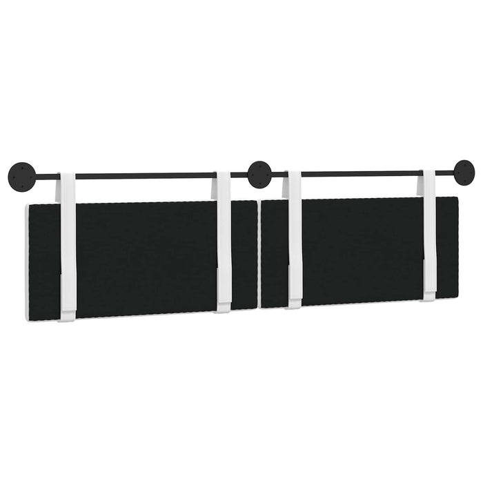 Cap de pat suspendat Pe perete Alb 190 x 55 x 5 cm țesătură - WALTI WALTI