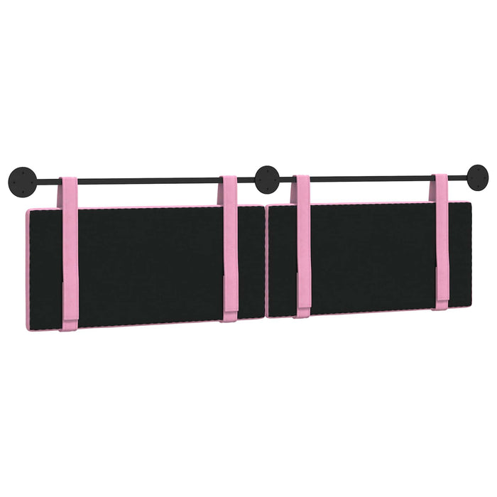 Cap de pat suspendat Pe perete Roz 190 x 55 x 5 cm țesătură - WALTI WALTI