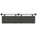 Cap de pat suspendat Pe perete Negru 190 x 55 x 5 cm PU antic - WALTI WALTI