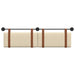 Cap de pat suspendat Pe perete Crem 190 x 55 x 5 cm PU antic - WALTI WALTI