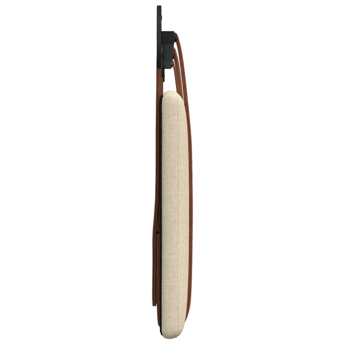 Cap de pat suspendat Pe perete Crem 190 x 55 x 5 cm PU antic - WALTI WALTI