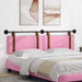 Cap de pat suspendat Pe perete Roz 190 x 55 x 5 cm PU antic - WALTI WALTI