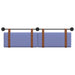 Cap de pat suspendat Albastru Jeans 190 x 55 x 5 cm PU antic - WALTI WALTI