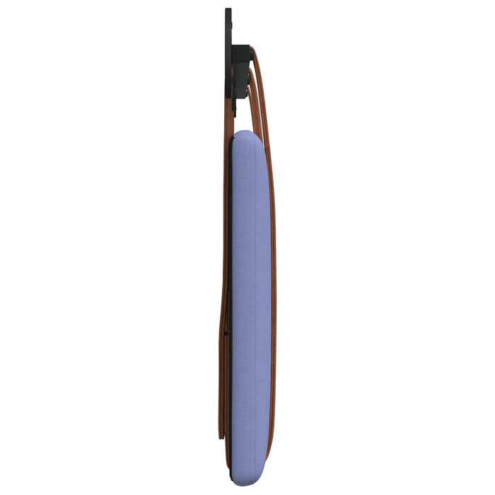 Cap de pat suspendat Albastru Jeans 190 x 55 x 5 cm PU antic - WALTI WALTI