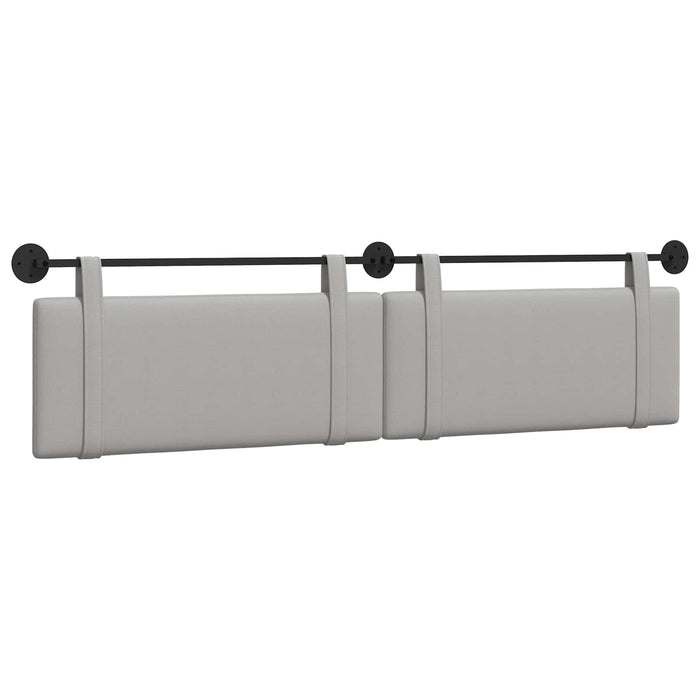 Cap de pat suspendat Simplu Gri nori 210 x 55 x 5 cm țesătură - WALTI WALTI