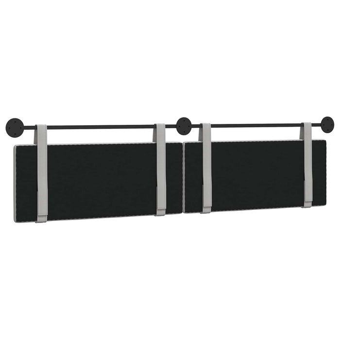 Cap de pat suspendat Simplu Gri nori 210 x 55 x 5 cm țesătură - WALTI WALTI