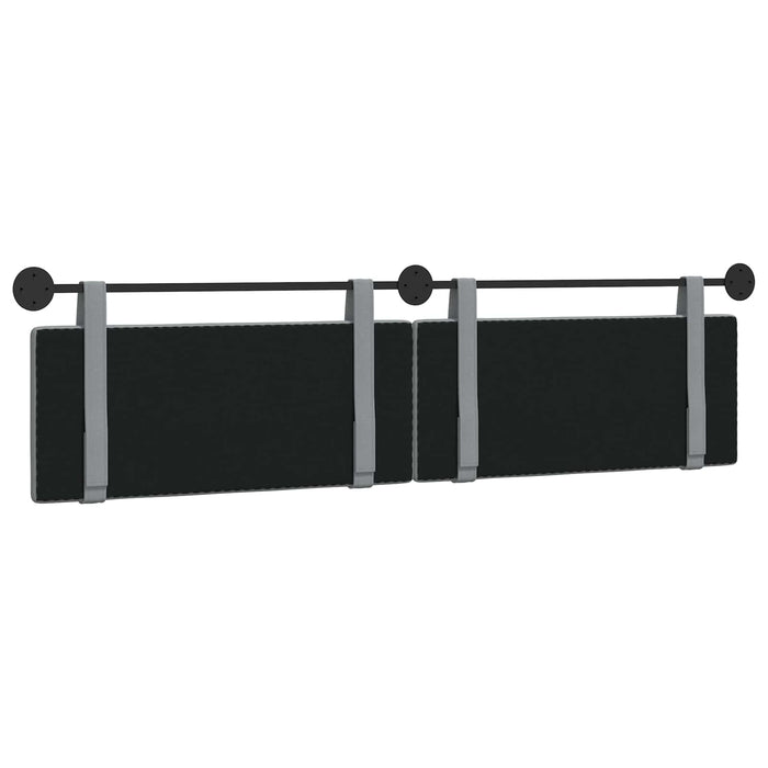 Cap de pat suspendat Gri deschis 210 x 55 x 5 cm țesătură - WALTI WALTI