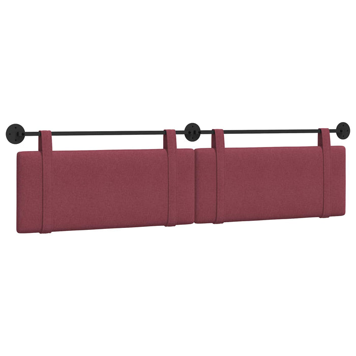 Cap de pat suspendat Simplu Roșu Vin 210 x 55 x 5 cm țesătură - WALTI WALTI