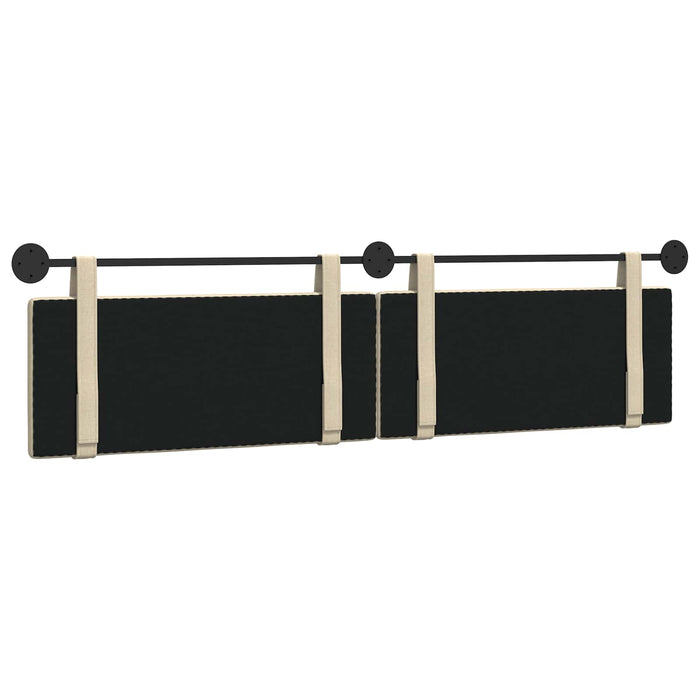 Cap de pat suspendat Pe perete Crem 210 x 55 x 5 cm țesătură - WALTI WALTI