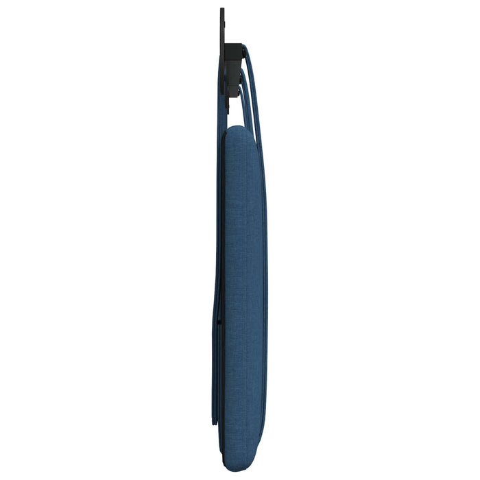 Cap de pat suspendat Simplu albastru 210 x 55 x 5 cm țesătură - WALTI WALTI