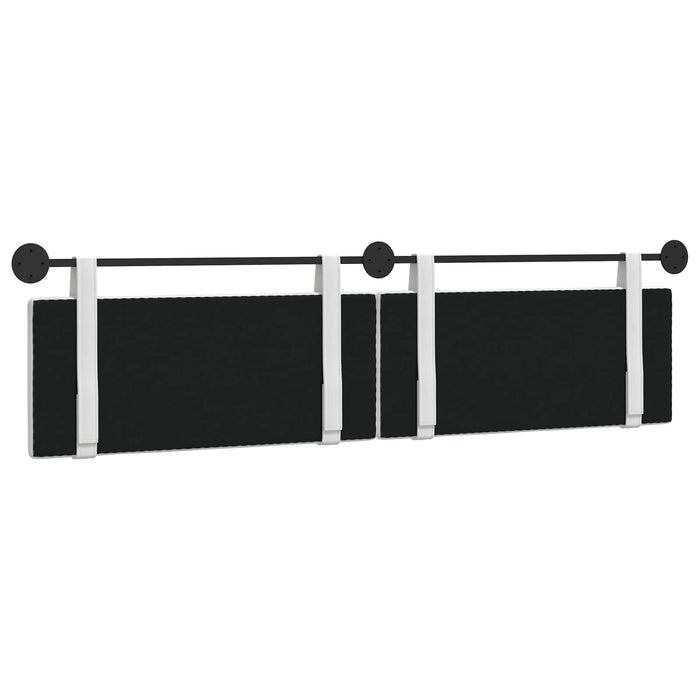 Cap de pat suspendat Pe perete Alb 210 x 55 x 5 cm țesătură - WALTI WALTI