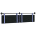 Cap de pat suspendat Albastru Jeans 210 x 55 x 5 cm țesătură - WALTI WALTI