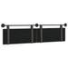 Cap de pat suspendat Pe perete Negru 210 x 55 x 5 cm PU antic - WALTI WALTI