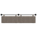 Cap de pat suspendat Pe perete Gri 210 x 55 x 5 cm PU antic - WALTI WALTI