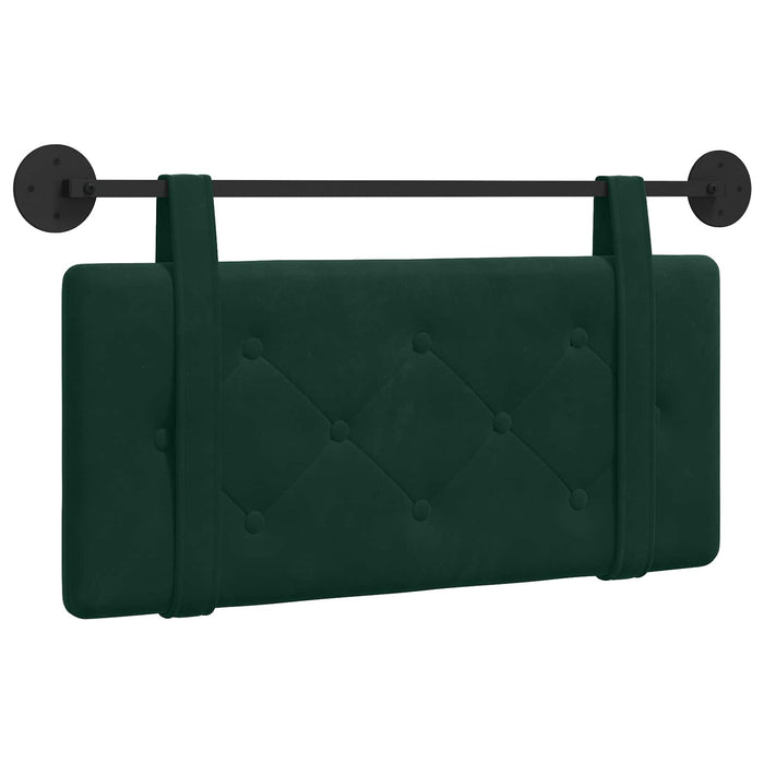 Cap de pat suspendat Verde închis 90 x 55 x 5 cm Catifea - WALTI WALTI