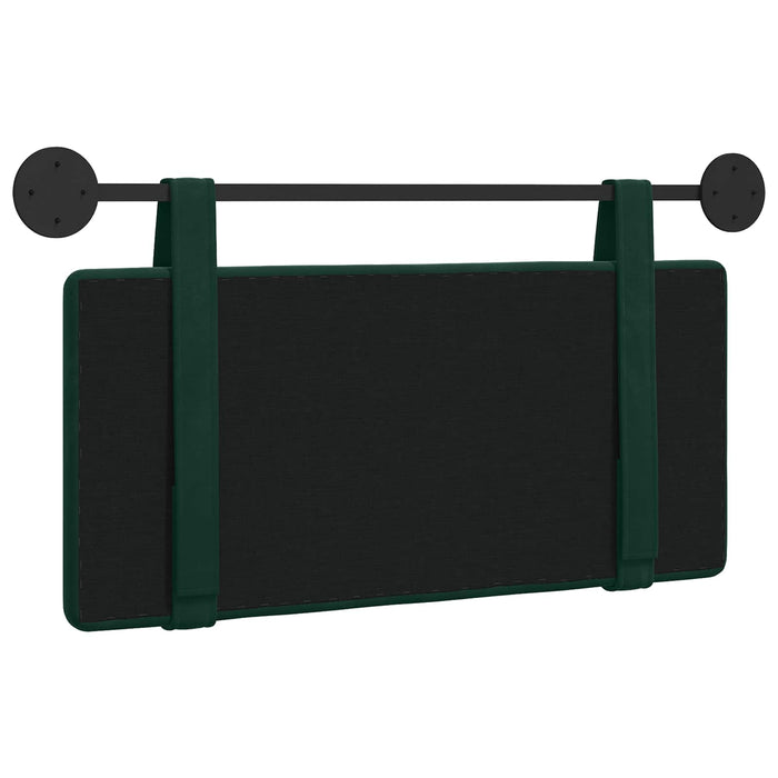 Cap de pat suspendat Verde închis 90 x 55 x 5 cm Catifea - WALTI WALTI