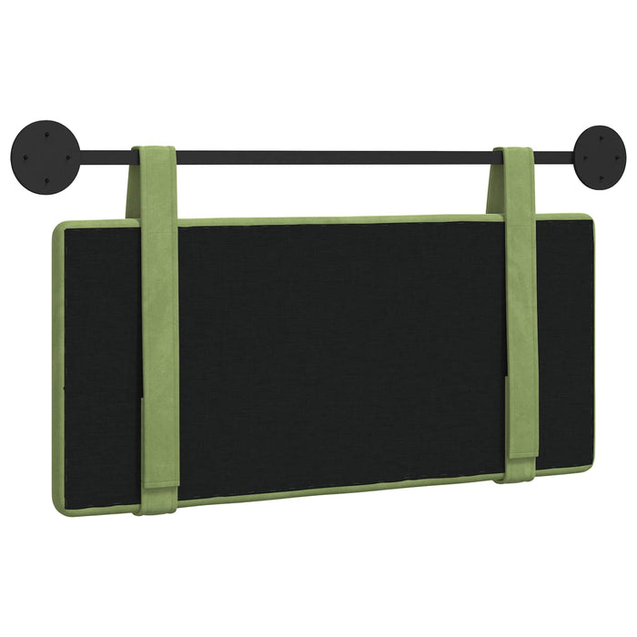 Cap de pat suspendat Verde deschis 90 x 55 x 5 cm Catifea - WALTI WALTI
