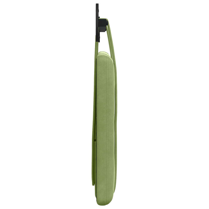 Cap de pat suspendat Verde deschis 90 x 55 x 5 cm Catifea - WALTI WALTI