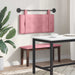 Cap de pat suspendat Pe perete Roz 90 x 55 x 5 cm Catifea - WALTI WALTI