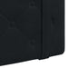 Cap de pat suspendat Pe perete Negru 90 x 55 x 5 cm Catifea - WALTI WALTI