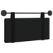 Cap de pat suspendat Pe perete Negru 90 x 55 x 5 cm Catifea - WALTI WALTI