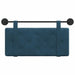 Cap de pat suspendat Pe perete albastru 90 x 55 x 5 cm Catifea - WALTI WALTI