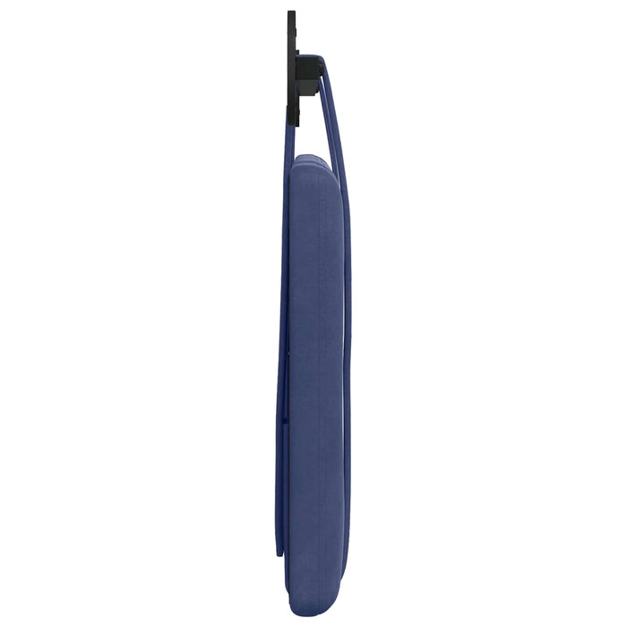 Cap de pat suspendat Albastru Poliție 90 x 55 x 5 cm Catifea - WALTI WALTI