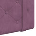 Cap de pat suspendat Pe perete Violet 90 x 55 x 5 cm Catifea - WALTI WALTI